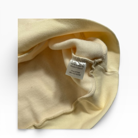 YLLW THE LABEL Let's Take A Trip Soon Crew Neck Sweatshirt Size Small Oversized - Picture 8 of 10